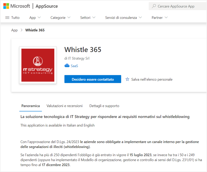Whistle365AppSource